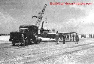 P-47 Thunderbolt after a belly landing