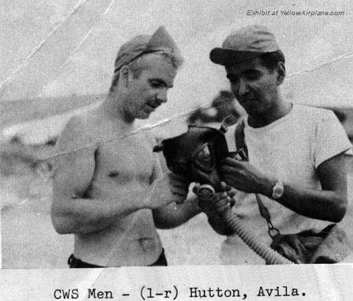 Picture of an Fighter Aircraft  Gun Camera inspection in World War 2