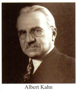 Albert Kahn, designer of the Willow Run factory building and accompanying Willow Run Airport