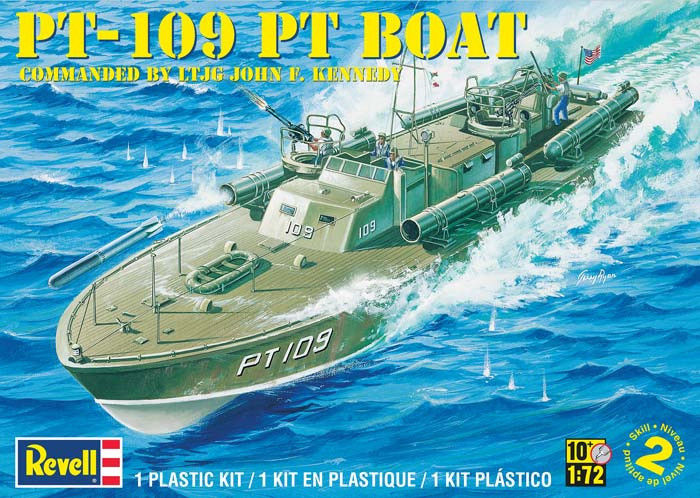 Motorized PT-109 PT Boat Captain John F. Kennedy