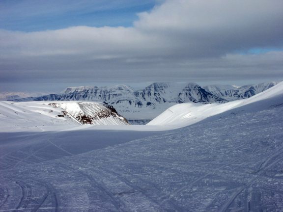 Almost home to Longyearbyen Svalbard Norway.