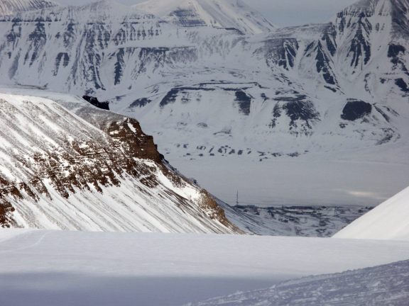 Almost home to Longyearbyen Svalbard Norway.