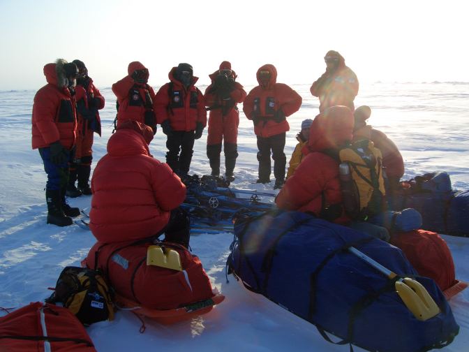 Chinese Ski Team wait for their ski trip