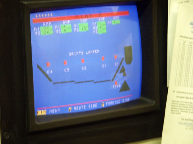 Control Room of the Coal Mining Operation of Longyearbyen Norway.