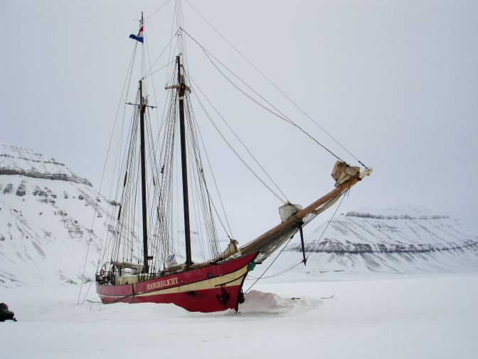   the Noorderlicht Schooner. A sailing ship picture.