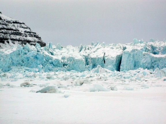 A Glacier on Svalbard