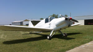 Stits Playboy airplane picture at grass strip airport