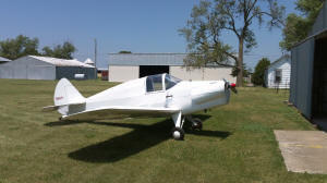 The Stits Playboy Homebuilt Airplane Kit at airport