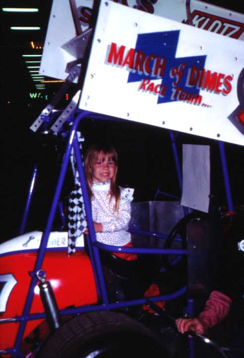 March of Dimes Race car at a Car Show in Mt. Vernon Illinois.