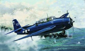 TBM-3 Avenger USS Shamrock Bay 1-32 by Trumpeter