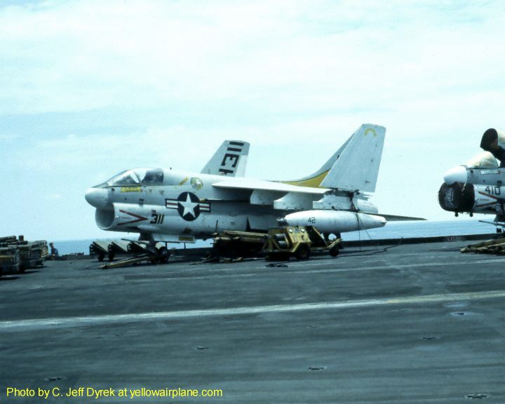 A-7 Corsair II belonging to VA-192 the World Famous Golden Dragons