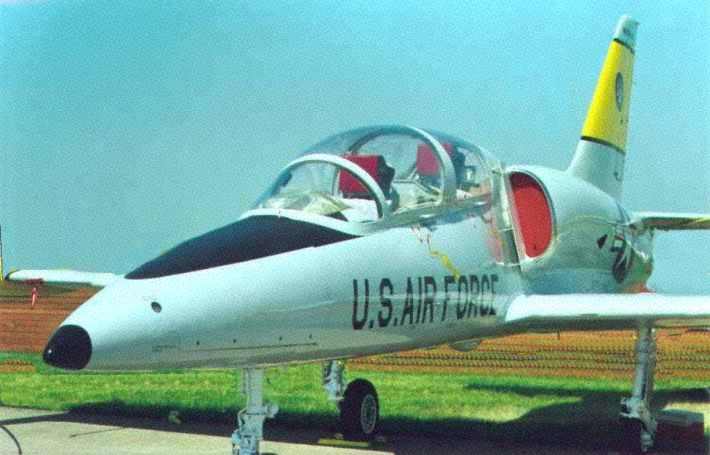 This is an L-39 at the Quad Cities Air Show in Davenport Iowa