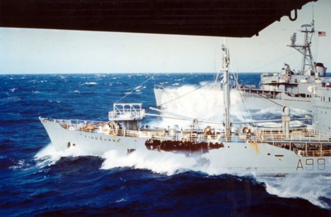 Ships shown here are in the gulf of tonkin, on yankee station, 1965