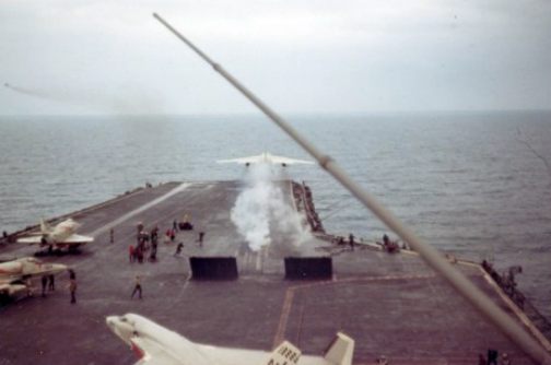 aircraft depart the Uss Kitty Hawk