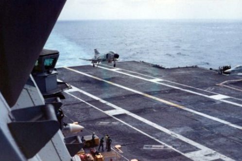 Ships shown here are in the gulf of tonkin, on yankee station, 1965