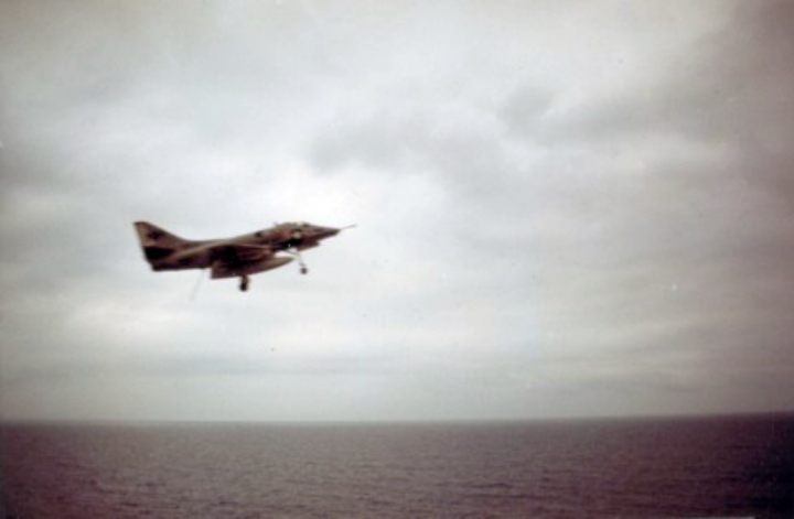 Ships shown here are in the gulf of tonkin, on yankee station, 1965