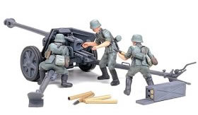 German 75mm Anti Tank Gun Plastic Model Kit