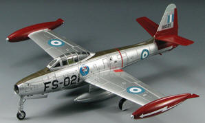 F-84 Thunderjet model airplanes