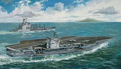 Aircraft Carrier U.S.S. Carl Vinson Model Kit, CVN-70